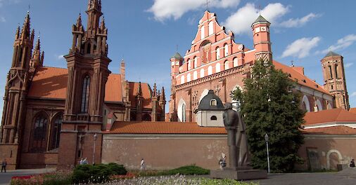 Church of St Francis and St Bernard, Vilnius, Lithuania. Flickr: Jon Gudorf Photography