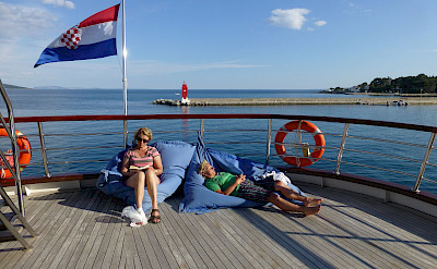 Sun Deck | Andela Lora - Croatia Bike Boat Tours