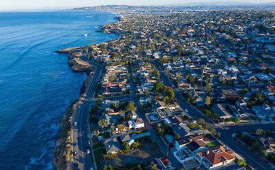 San Diego from above, California. Unsplash: Clayton Cardinalli