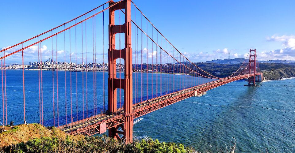 Golden Gate Bridge, San Francisco. Unsplash: Benoit Debaix