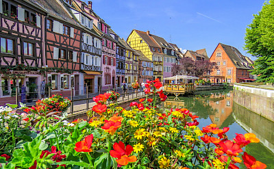 Along the Lauch River in Colmar, France. Flickr:Kiefer