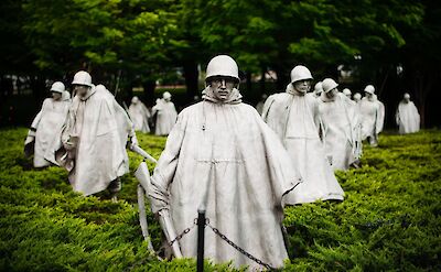 Korean War Memorial, Washington DC, USA. Unsplash: Brittany Colette