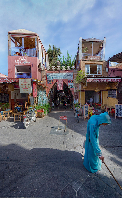 Cafés in Marrakech, Morocco. Flickr:Jose Ramirez