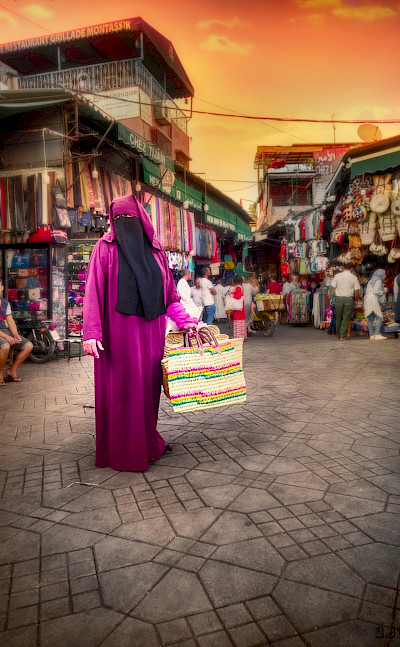 Colors abound in Marrakech, Morocco. Flickr:Jose Ramirez