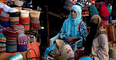 Goodies for sale at the marketplace in Marrakech, Morroco. Photo via Flickr:David Rosen
