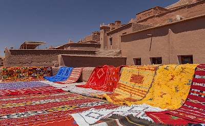 Rugs in Telouet Valley, Morocco. Flickr:wwwtwin-locfr