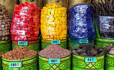Spices at Old Medina, Marrakech, Morocco. Flickr:Catherine Poh Huay Tan