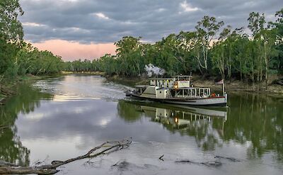 Barge in Moama, New South Wales, Australia. Tran Sformr@Flickr