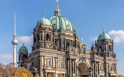 Berlin Cathedral and TV Tower, Berlin, Germany. Unsplash: Christian Ladewig