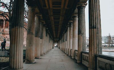 Eerie columns, Berlin, Germany. Unsplash: Tiago Aleixo