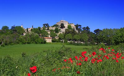 Chateau du Barroux in Le Barroux, Provence, France.
