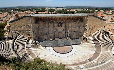 Roman Theatre in Orange, Provence, France. 