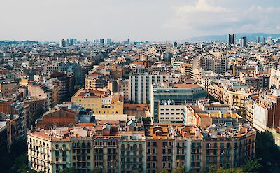 Urban Barcelona from Above, Barcelona, Spain. Unsplash: Erwan Hesry