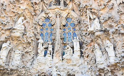 Sagrada Familia Detail, Barcelona, Spain. Unsplash: Look up Look Down Photography