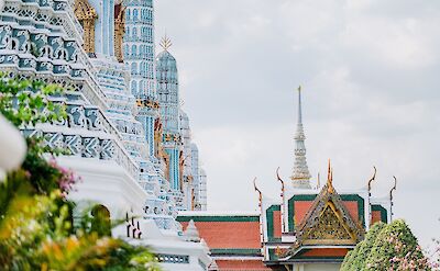 Intricate architecture of the Wat Arun Temple, Bangkok, Thailand. Unsplash: Bady Abbas