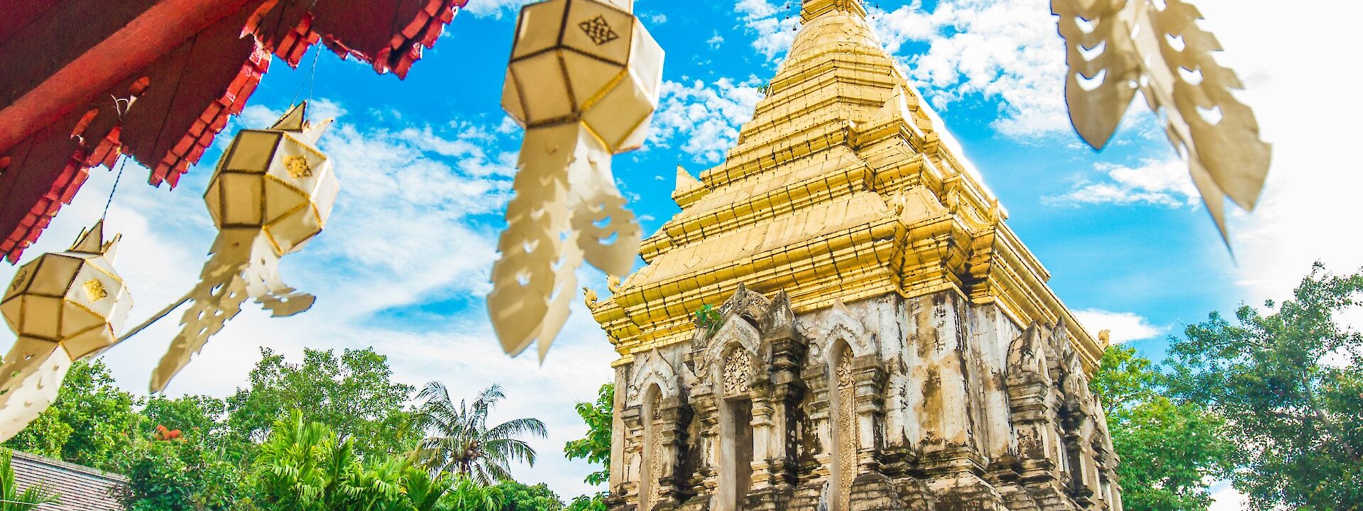 Gold Pagoda in Chiang Mai, Thailand. Unsplash: Cheese Yang