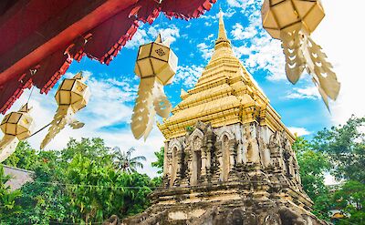 Gold Pagoda in Chiang Mai, Thailand. Unsplash: Cheese Yang