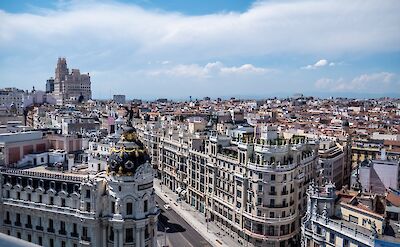 Madrid from above, Madrid, Spain. Unsplash: Chris Curry