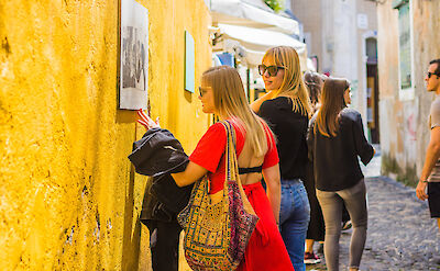 Exploring local art, Lisbon, Portugal. CC: Eating Europe