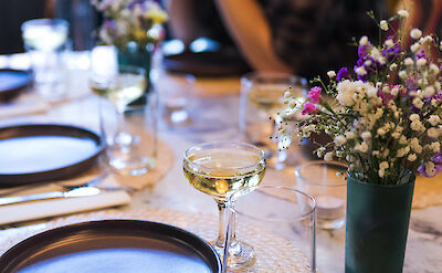 Glass of wine, Lisbon, Portugal. CC: Eating Europe