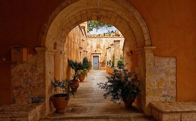 Greek Orthodox Monastery in Chania, Crete, Greece. Flickr:Γιάννης Χουβαρδάς