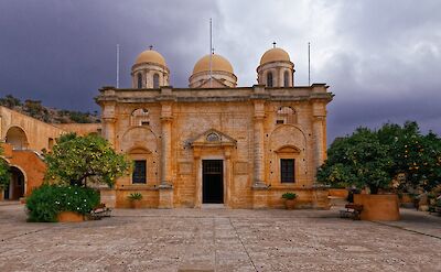 17th-century Greek Orthodox Monastery in Chania, Crete, Greece. Flickr:Γιάννης Χουβαρδάς