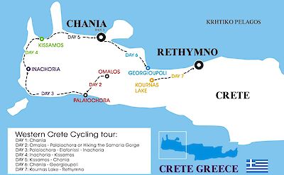 Western Crete Greece Bike Tour