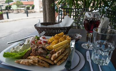 Greek lunch. Flickr:Mark Pazolli