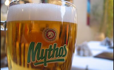Mythos is a Greek beer. Flickr:Ricardo Bernardo