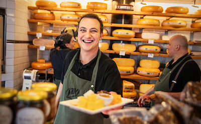 Tasting at a local cheesemaker in Amsterdam, Netherlands. CC: Eating Europe