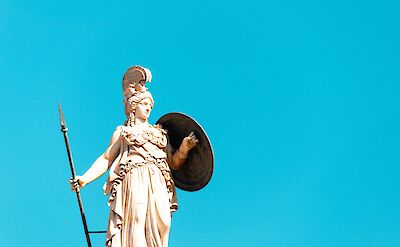 Athena marble statue, Athens, Greece. Unsplash: Hertniks