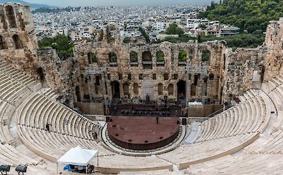 Amphitheater, Athens, Greece. Unsplash: Tamalmuk Hopadhyay