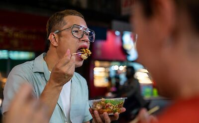 Tasting street food, Bangkok, Thailand. Getty Images@Unsplash