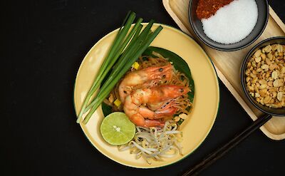 Thai seafood noodles. Getty Images@Unsplash