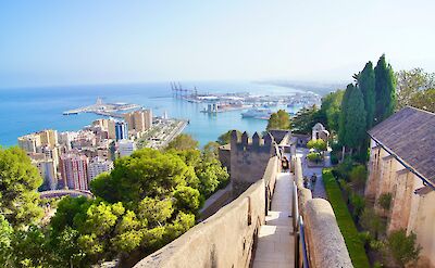Views from the Alcazaba overlooking M&aacute;laga. unsplash:MariaLopezJorge