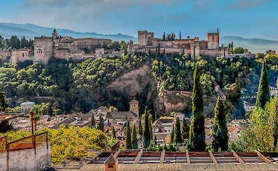 Alhambra, a UNESCO World Heritage Site in Granada, Andalusia, Spain. Flickr:Paul VanDerWerf 