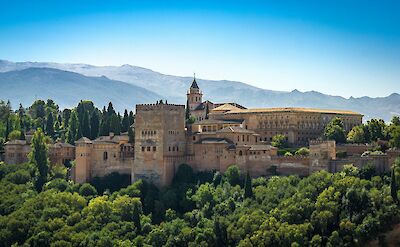 The Alhambra overlooking Granada. unsplash:PetrSlovacek
