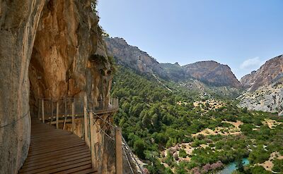 The Caminito del Rey winds through Andalusia's spectacular gorge. unsplash:Valeriano