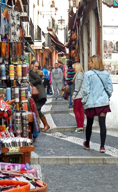 Shopping in Granada, Andalusia, Spain. Flickr:Brett Hodnett