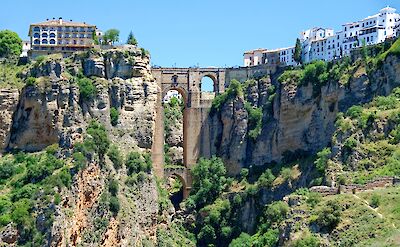 Puente Nuevo spans Ronda's dramatic El Tajo Gorge. pixabay:makulu