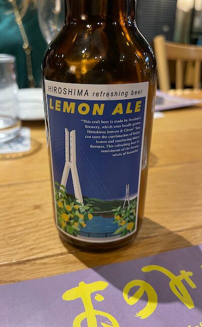 Local Hiroshima beer in Onomichi, Hiroshima, Japan. ©Gea