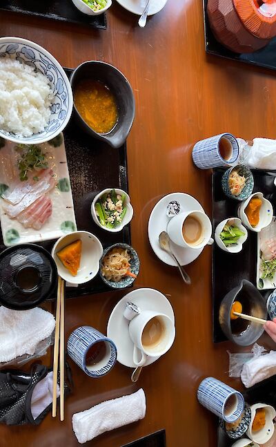 Traditional lunch in Ehime Prefecture, Japan. ©Gea