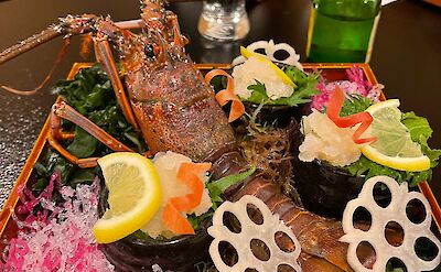 Fresh seafood dinners in Kyoto, Japan. ©Gea