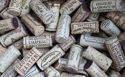 Wine corks, Bordeaux, France. Unsplash: Jean Luc Benazet