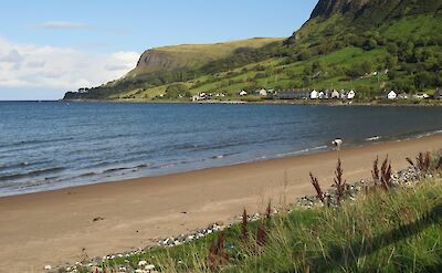 Waterfoot in County Antrim, Northern Ireland.