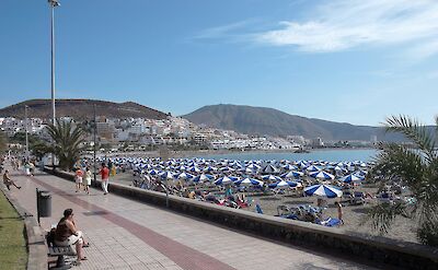 Los Cristianos on Tenerife Island, part of the Canary Islands of Spain. CC:Wouter Hagens