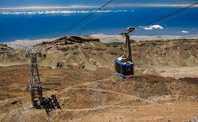 Cable car to panoramic views in Teide National Park. Unsplash:michal-mrozek