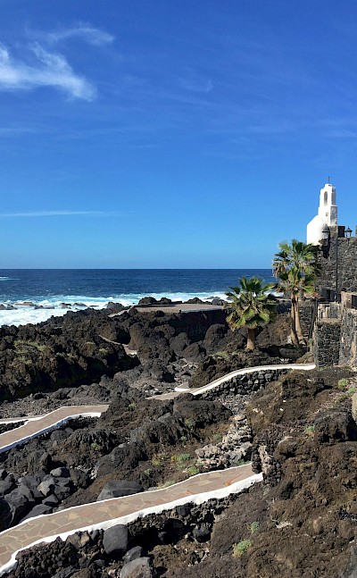 Church on the coast of Tenerife, Spain. Unsplash@Maria Bobrova
