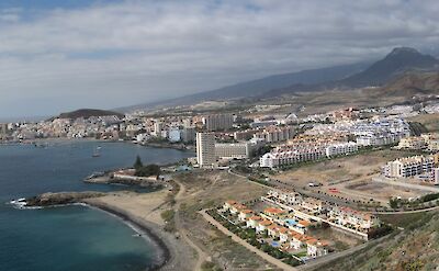 Los Cristianos on Tenerife Island, part of the Canary Islands of Spain. CC:Mataparda