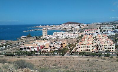 Los Cristianos on Tenerife Island, part of the Canary Islands of Spain. CC:Sebastiandoe5